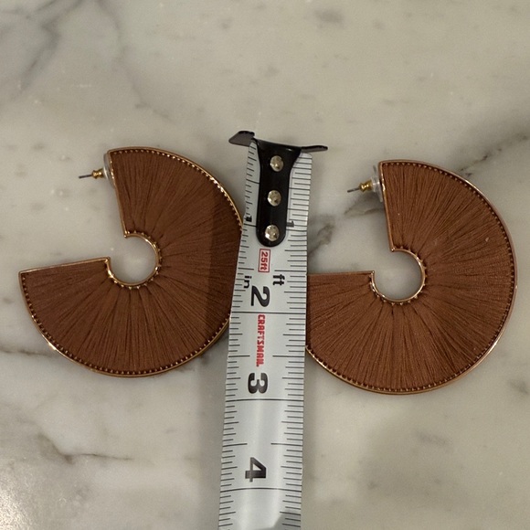 Mignonne Gavigan Brown Statement Earrings - Picture 2 of 2